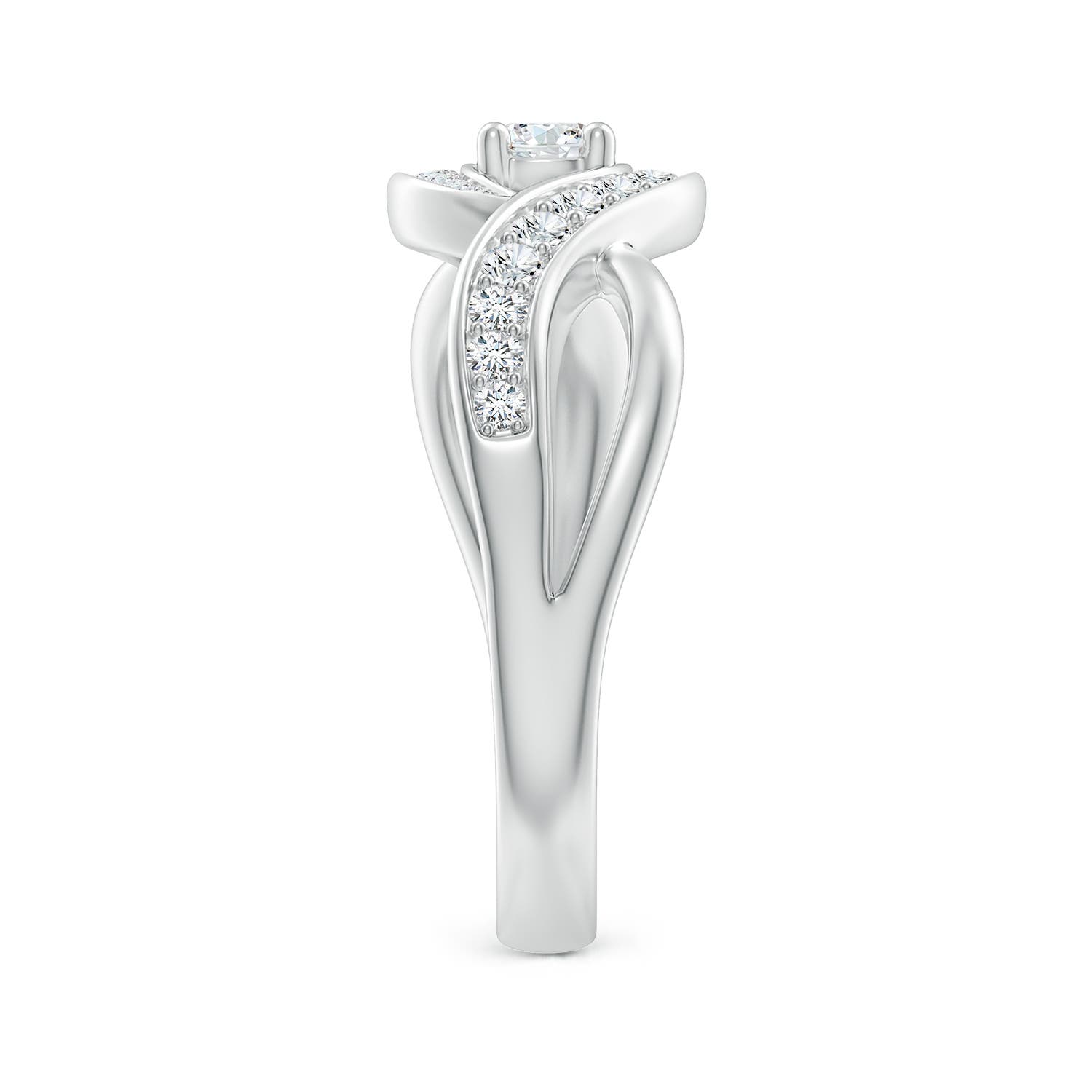 F-G, VS / 0.55 CT / 14 KT White Gold