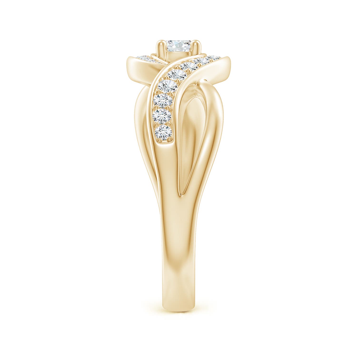 F-G, VS / 0.55 CT / 14 KT Yellow Gold