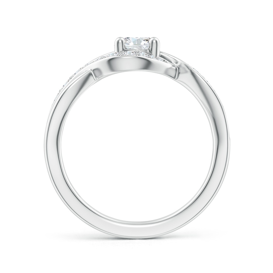 5.1mm FGVS Lab-Grown Solitaire Round Diamond Infinity Promise Ring in White Gold side 199