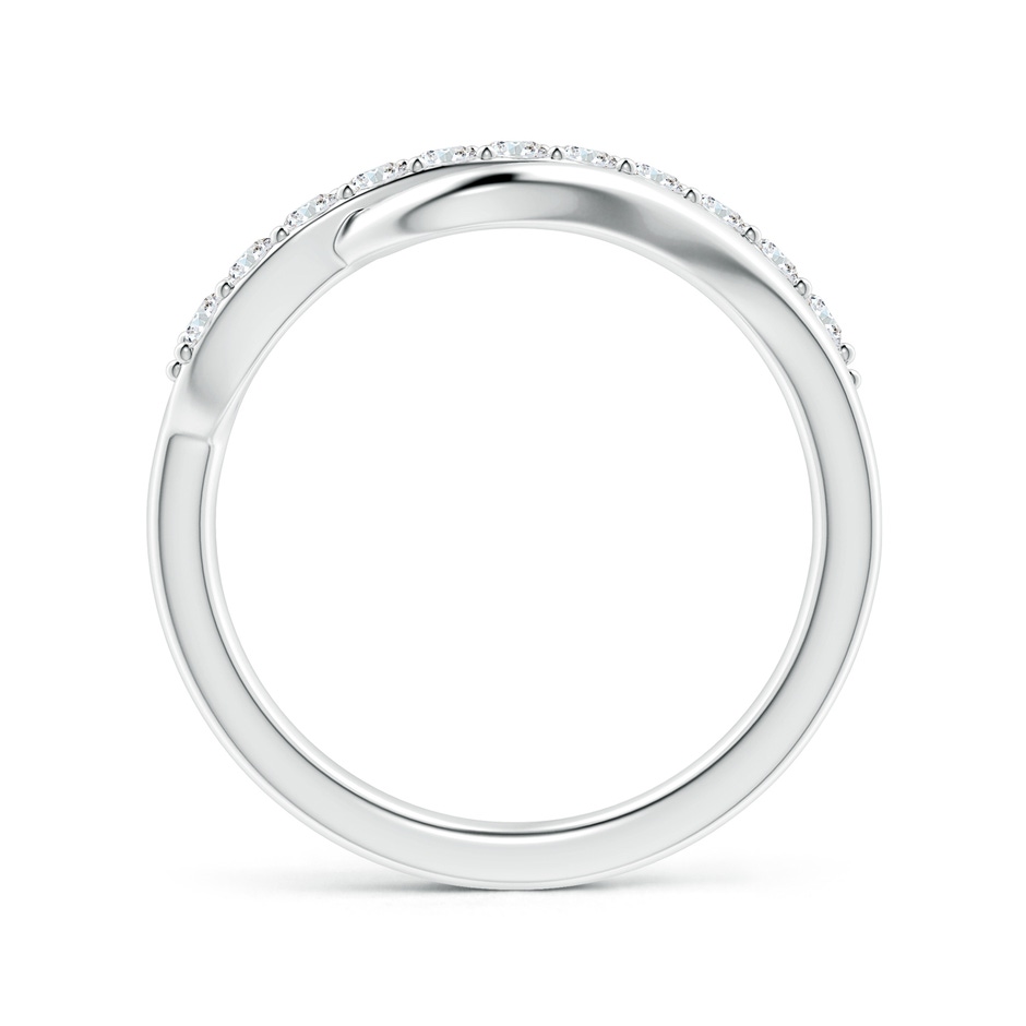 2.1mm FGVS Lab-Grown Diamond Swirl Bypass Ring in S999 Silver side 199
