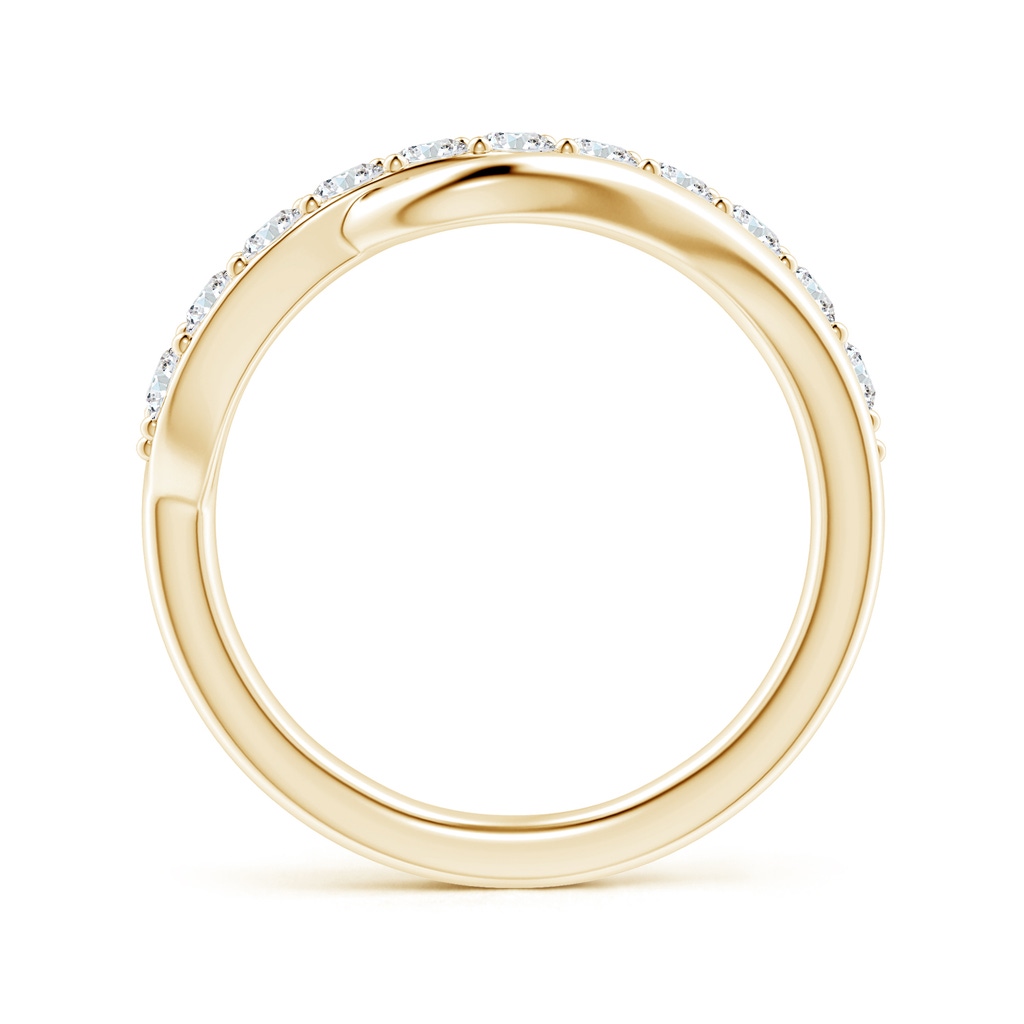 2.5mm FGVS Lab-Grown Diamond Swirl Bypass Ring in Yellow Gold - side 199