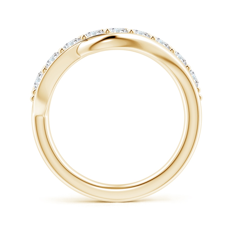 3mm FGVS Lab-Grown Diamond Swirl Bypass Ring in 18K Yellow Gold side 199
