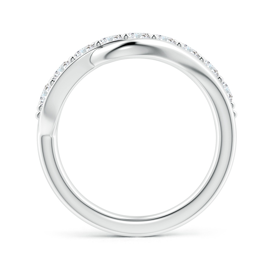 3mm FGVS Lab-Grown Diamond Swirl Bypass Ring in S999 Silver side 199