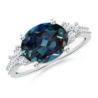 Oval Lab-Grown Lab Grown Alexandrite