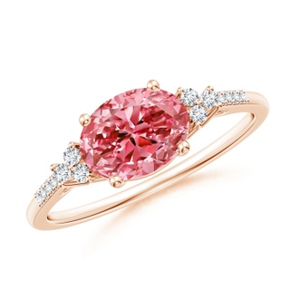 Oval Fancy Intense, VS Lab Grown Pink Diamond