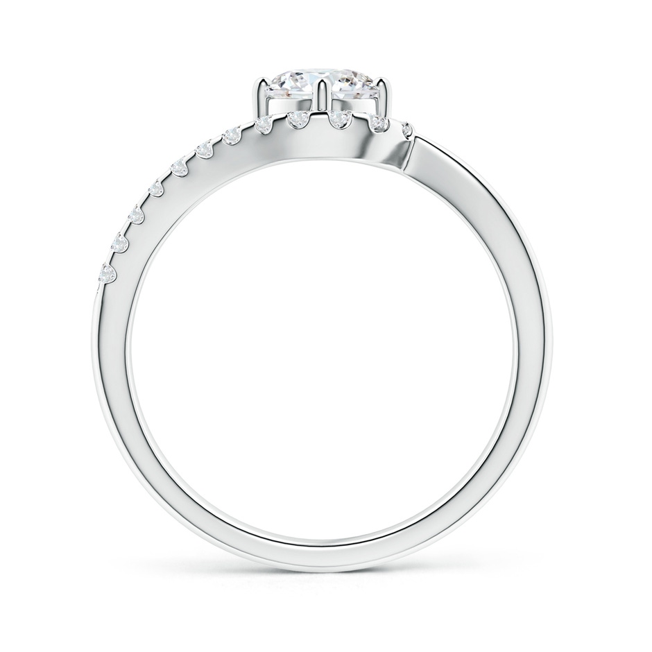 5.1mm FGVS Lab-Grown Solitaire Round Diamond Swirl Promise Ring in 18K White Gold side 199