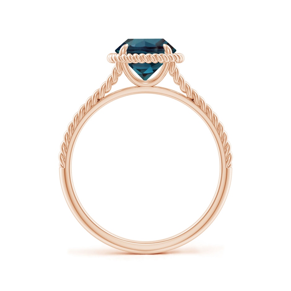 7mm Labgrown Lab-Grown Alexandrite Twist Rope Split Shank Ring in 18K Rose Gold side 199
