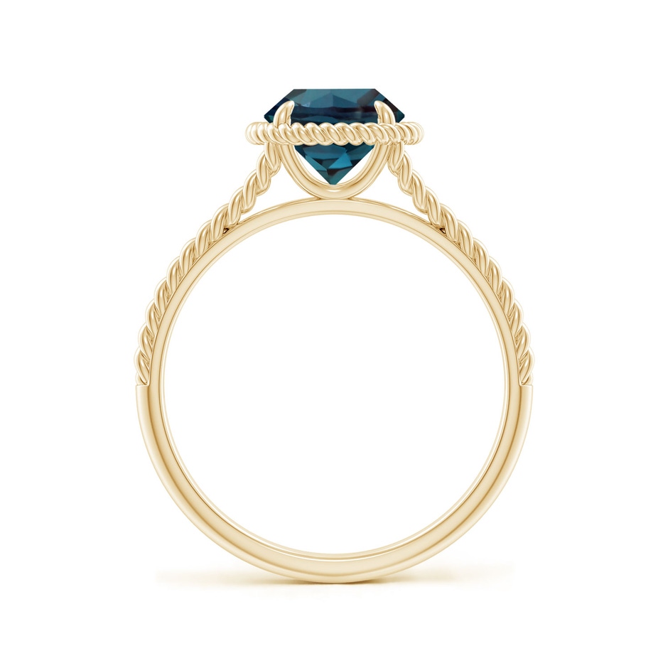 7mm Labgrown Lab-Grown Alexandrite Twist Rope Split Shank Ring in 18K Yellow Gold side 199