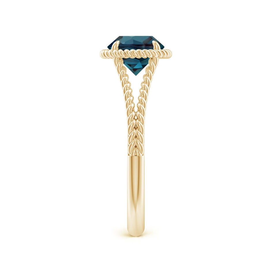 7mm Labgrown Lab-Grown Alexandrite Twist Rope Split Shank Ring in 18K Yellow Gold side 299