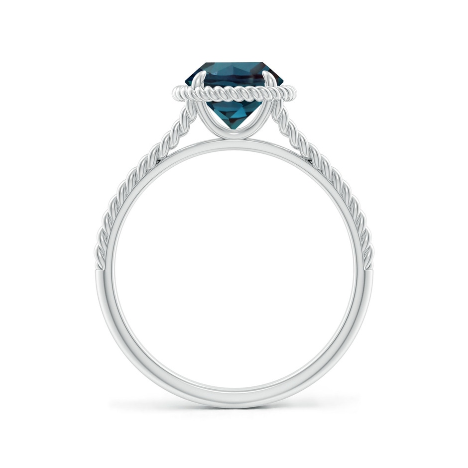 7mm Labgrown Lab-Grown Alexandrite Twist Rope Split Shank Ring in P950 Platinum side 199
