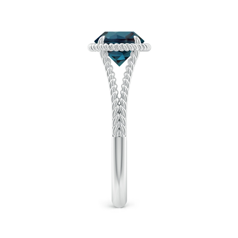 7mm Labgrown Lab-Grown Alexandrite Twist Rope Split Shank Ring in P950 Platinum side 299