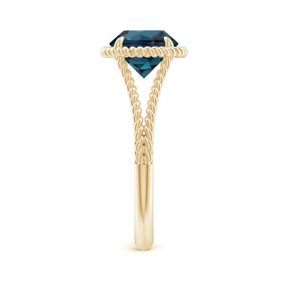 8mm Labgrown Lab-Grown Alexandrite Twist Rope Split Shank Ring in 18K Yellow Gold side 299