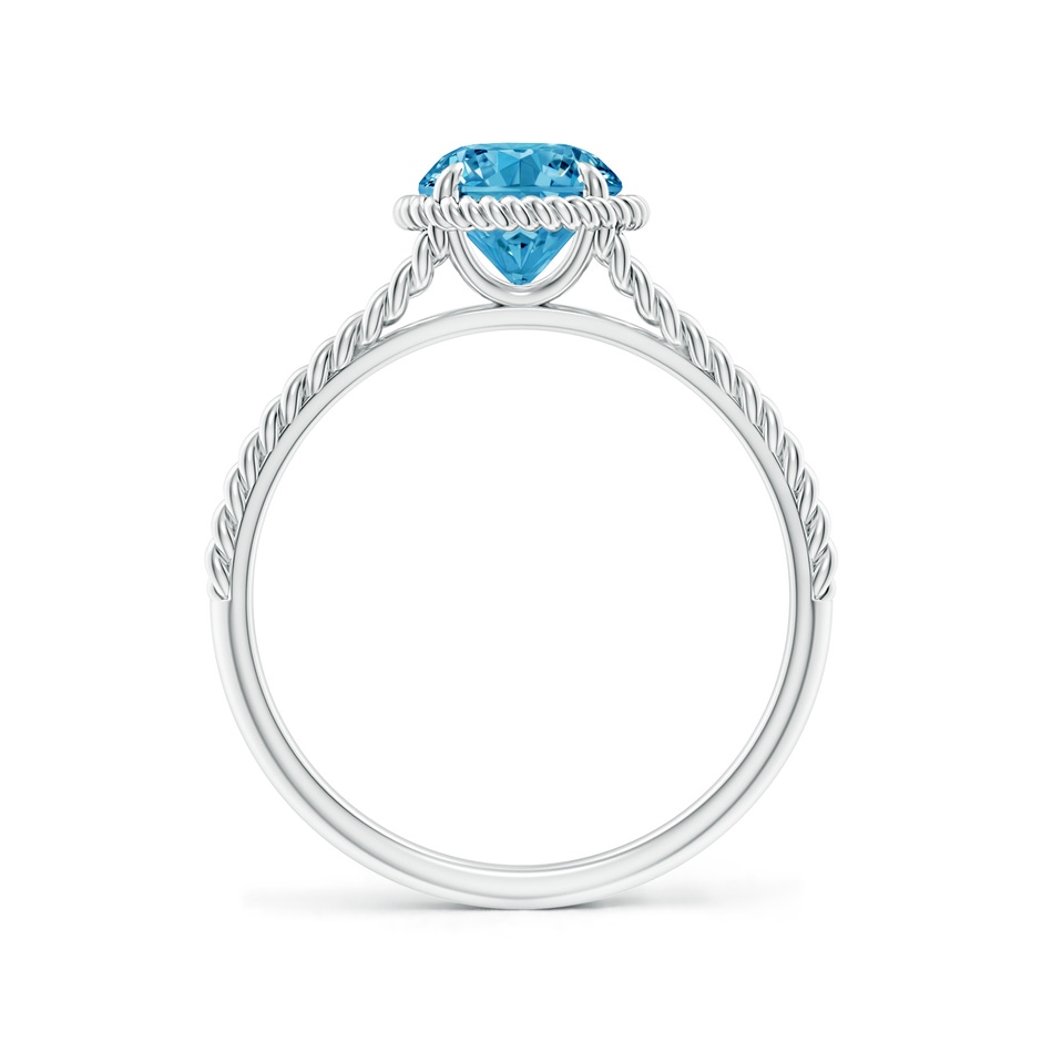 6.4mm Labgrown Lab-Grown Fancy Intense Blue Diamond Twist Rope Split Shank Ring in White Gold side 199