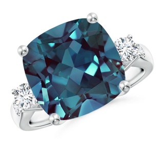 Cushion Lab-Grown Lab Grown Alexandrite