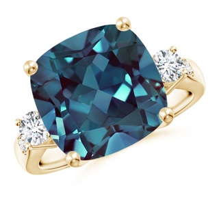 Cushion Lab-Grown Lab Grown Alexandrite