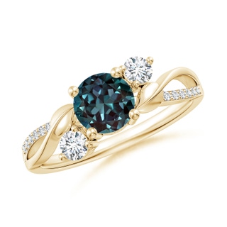Round Lab-Grown Lab Grown Alexandrite