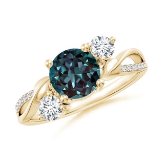 Round Lab-Grown Lab Grown Alexandrite