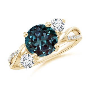 Round Lab-Grown Lab Grown Alexandrite