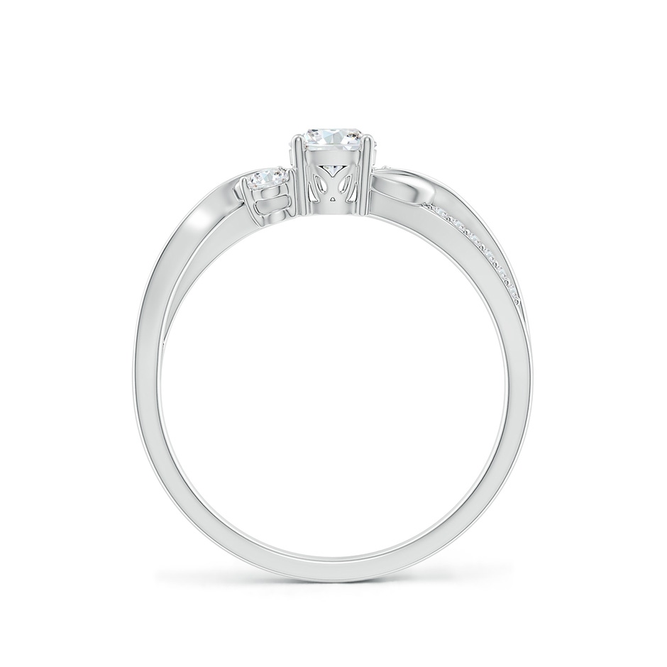 4.4mm FGVS Lab-Grown Three Stone Diamond Twisted Vine Ring in 10K White Gold side 199