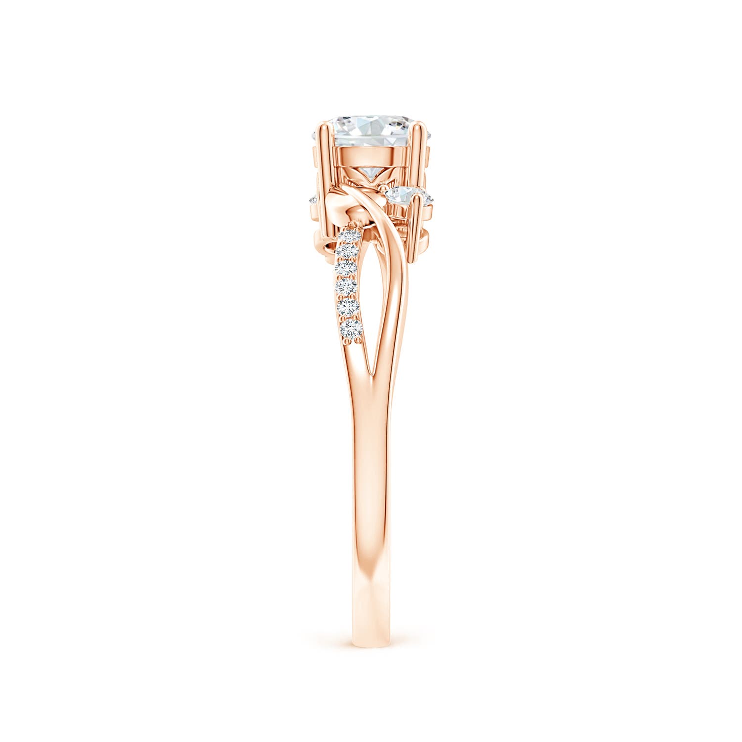 F-G, VS / 0.74 CT / 14 KT Rose Gold