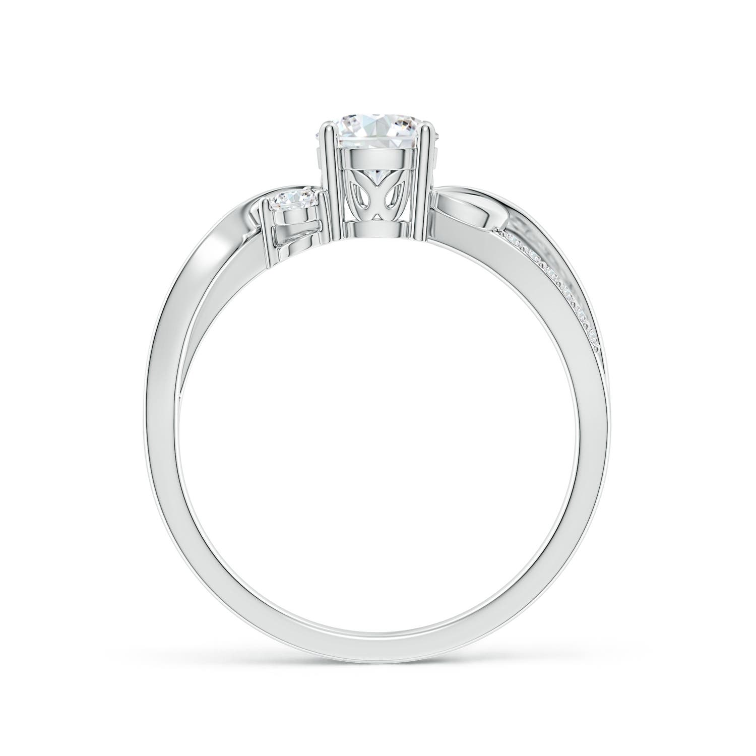 F-G, VS / 0.74 CT / 14 KT White Gold