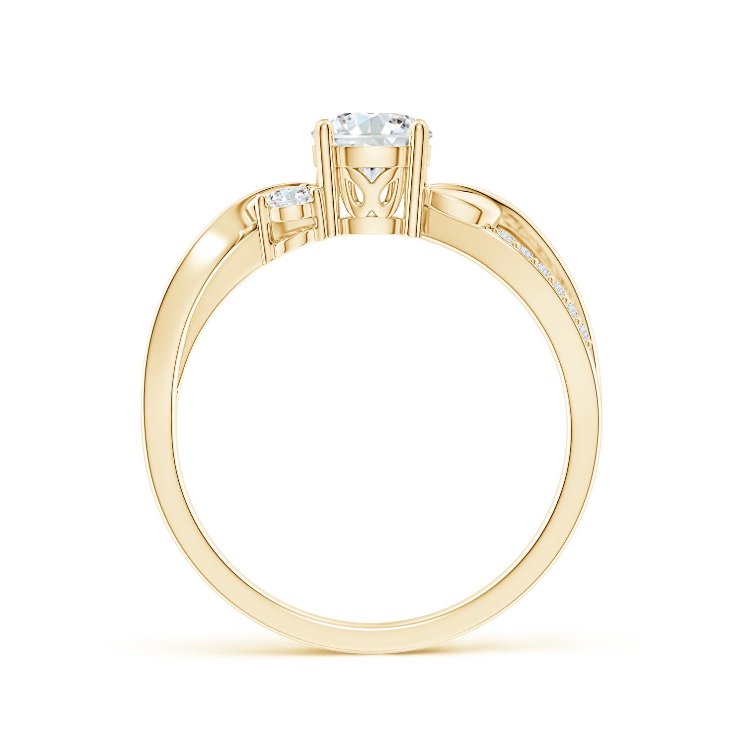 F-G, VS / 0.74 CT / 14 KT Yellow Gold