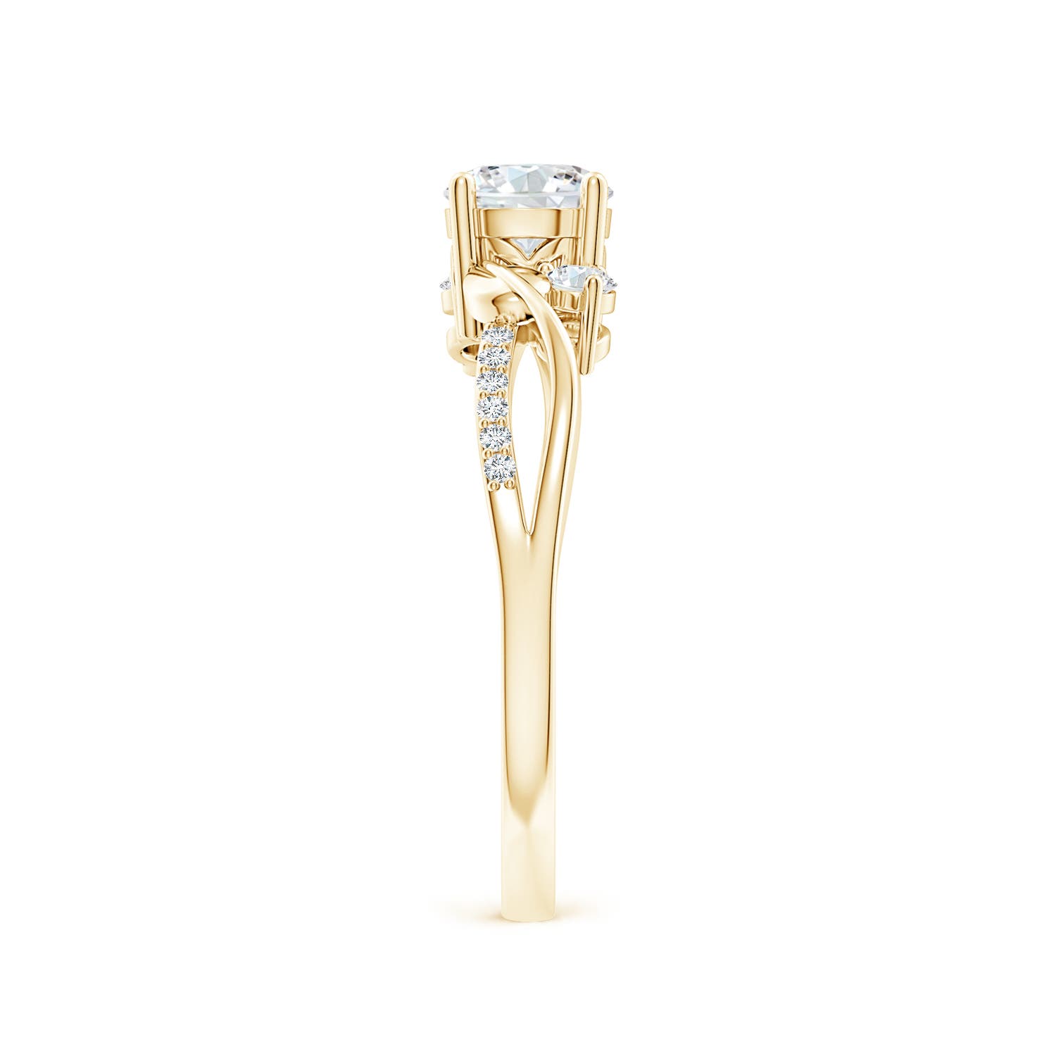 F-G, VS / 0.74 CT / 14 KT Yellow Gold