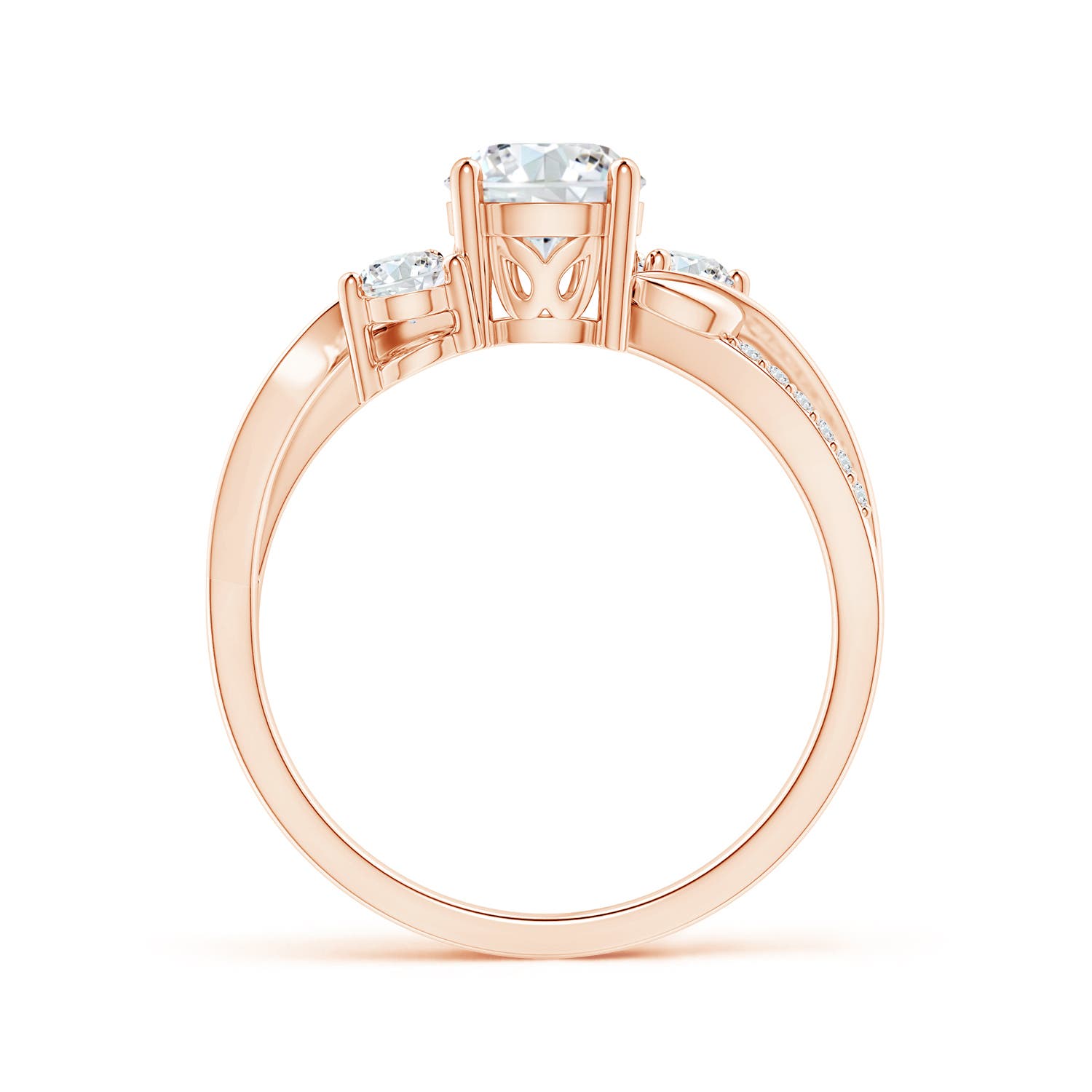 F-G, VS / 1 CT / 14 KT Rose Gold