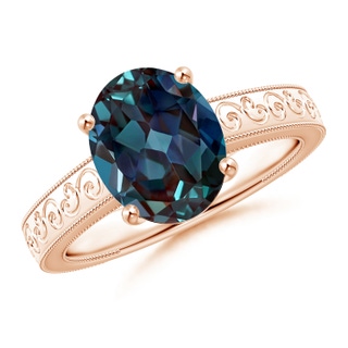 Oval Lab-Grown Lab Grown Alexandrite