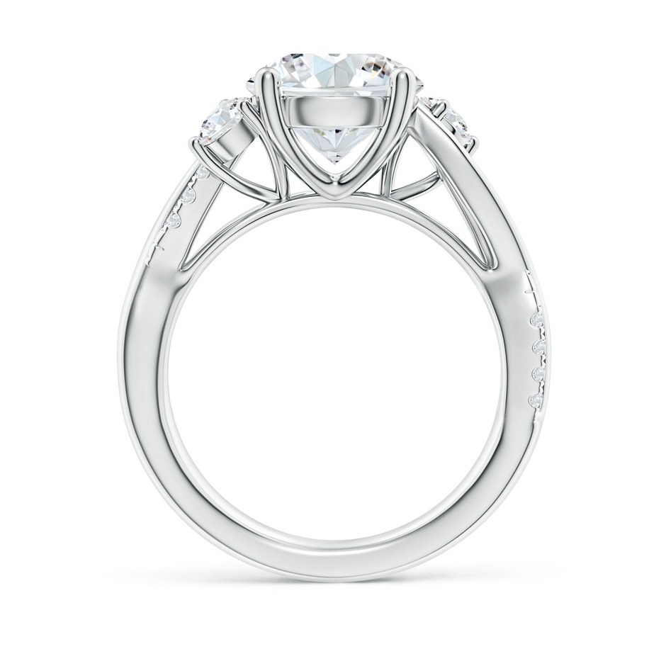 9.2mm FGVS Lab-Grown Nature Inspired Diamond Twisted Vine Ring in White Gold side 199
