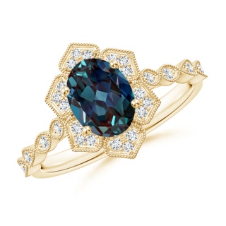 Oval Lab-Grown Lab Grown Alexandrite