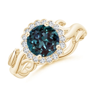 Round Lab-Grown Lab Grown Alexandrite