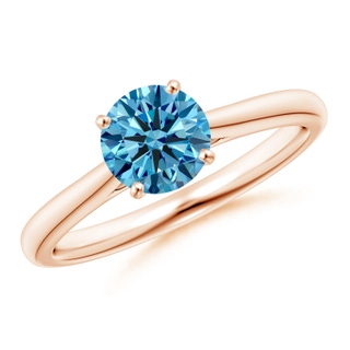 Round Fancy Intense, VS Lab Grown Blue Diamond