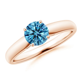 Round Fancy Intense, VS Lab Grown Blue Diamond