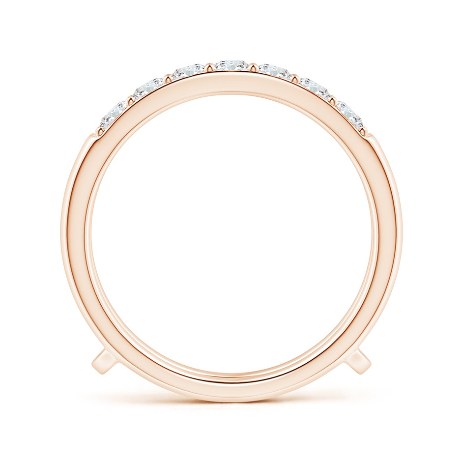 2.6mm FGVS Lab-Grown Double Band Prong-Set Diamond Ring Wrap in 10K Rose Gold side 199