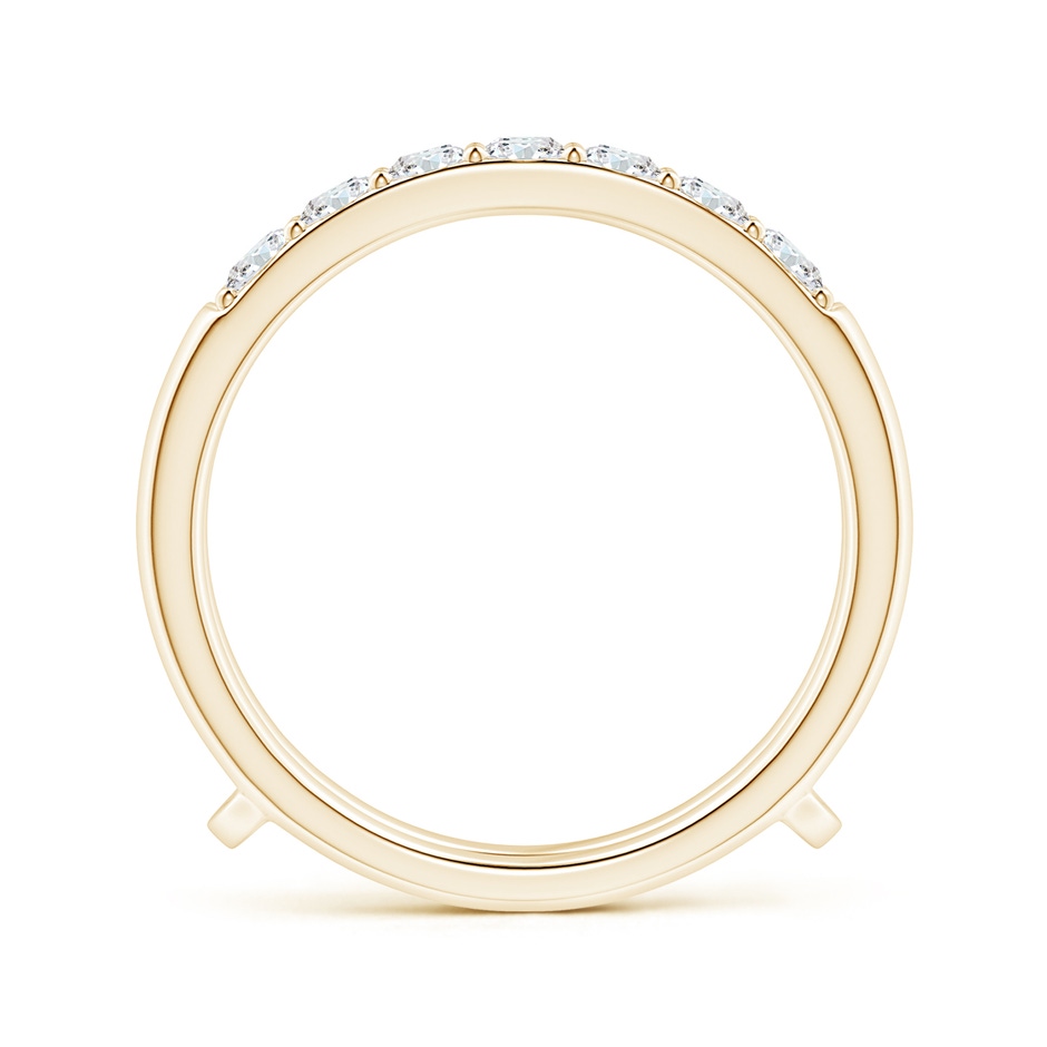 2.6mm FGVS Lab-Grown Double Band Prong-Set Diamond Ring Wrap in 9K Yellow Gold side 199