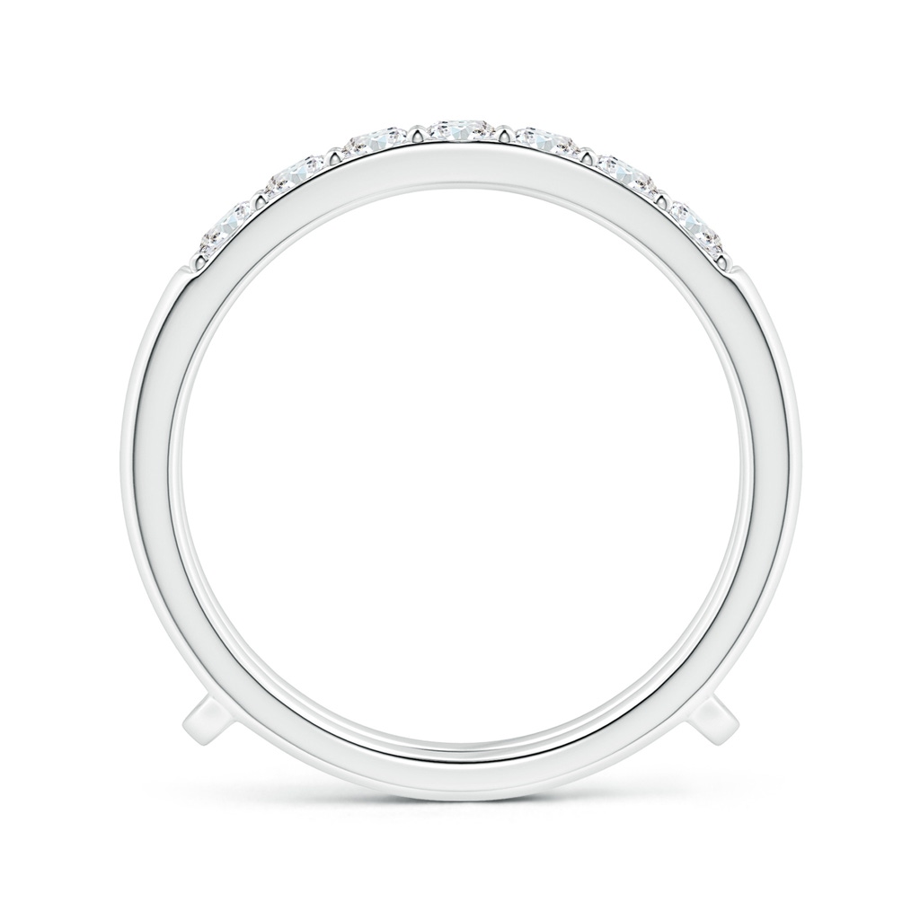 2.6mm FGVS Lab-Grown Double Band Prong-Set Diamond Ring Wrap in White Gold - side 199
