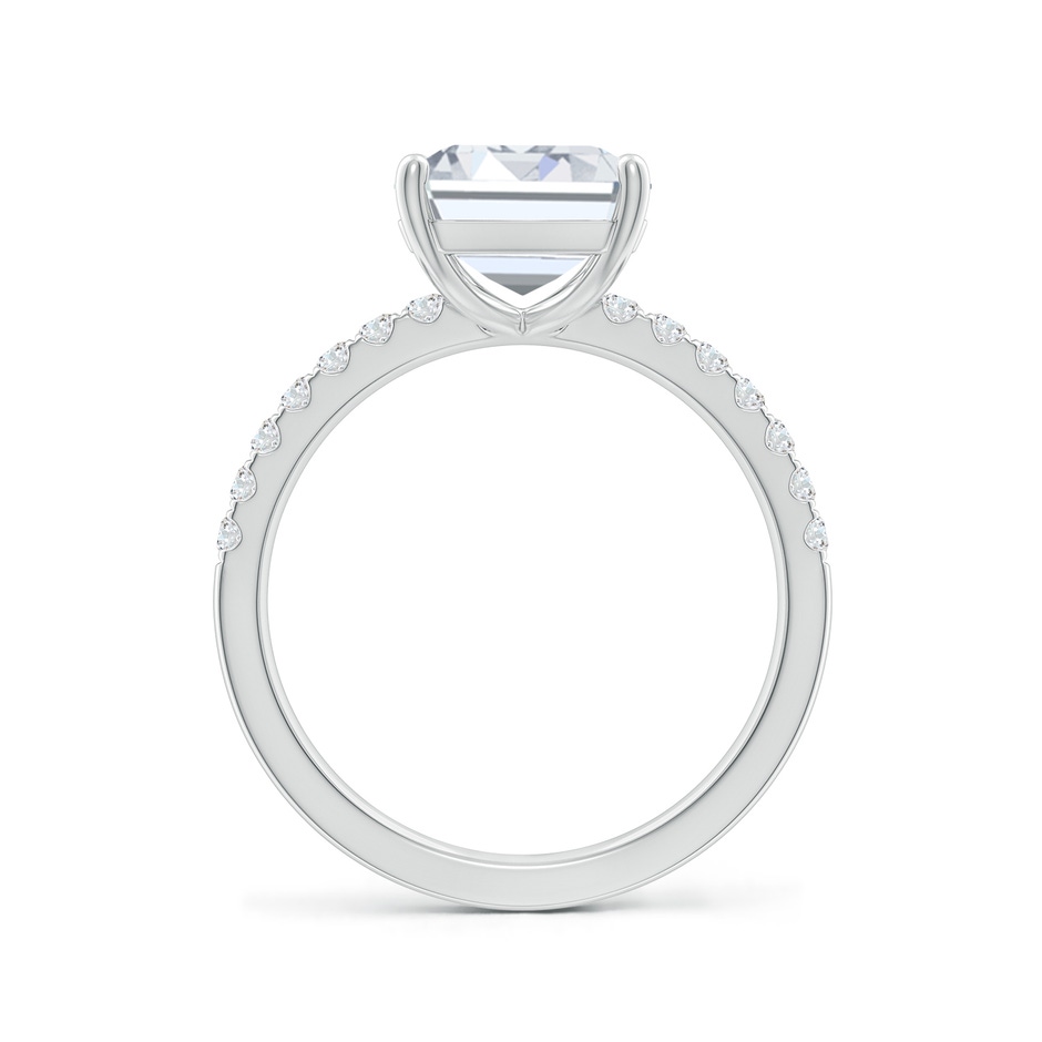 10x8.5mm FGVS Lab-Grown Emerald-Cut Diamond Engagement Ring with Lab Diamond Accents in P950 Platinum side 199