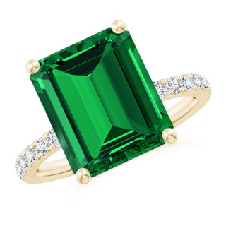 Emerald Cut Lab-Grown Lab Grown Emerald