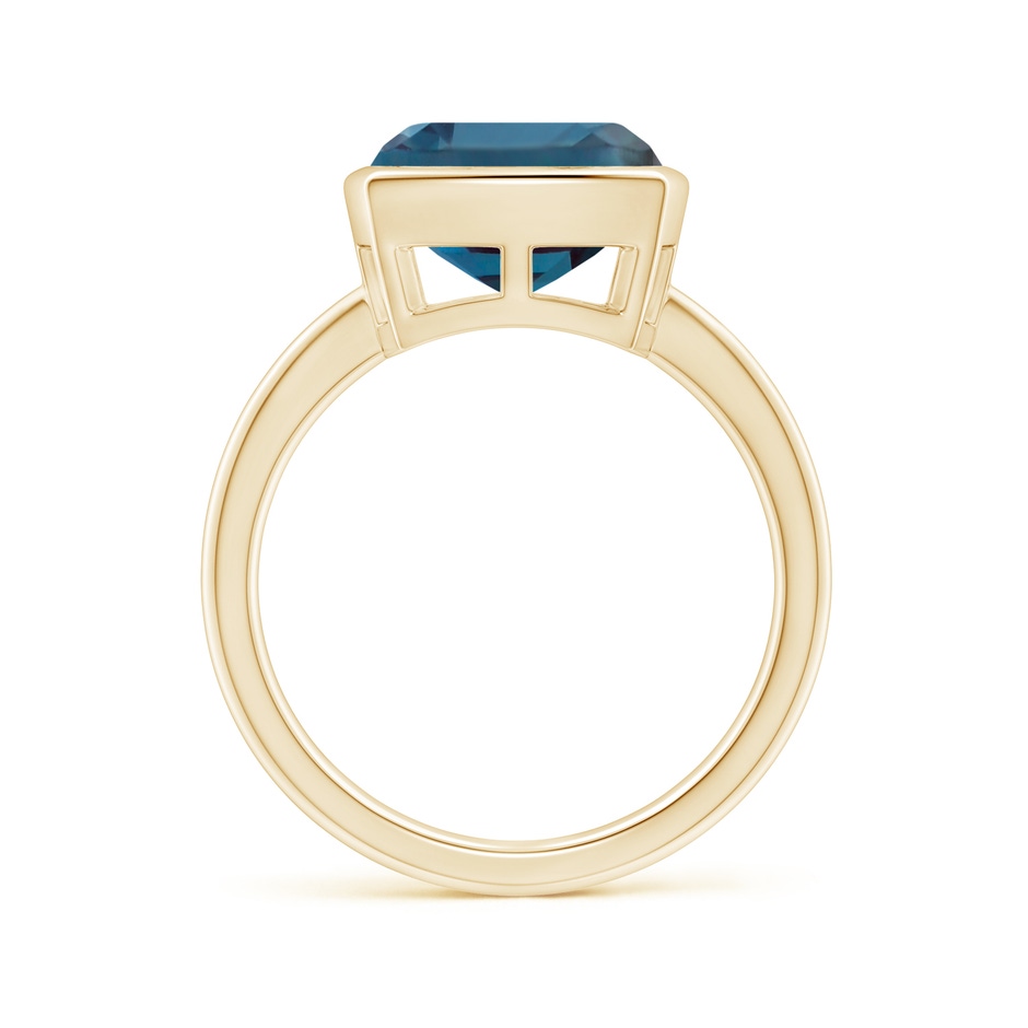 10mm Labgrown Bezel-Set Solitaire Lab-Grown Alexandrite Ring in 18K Yellow Gold side 199