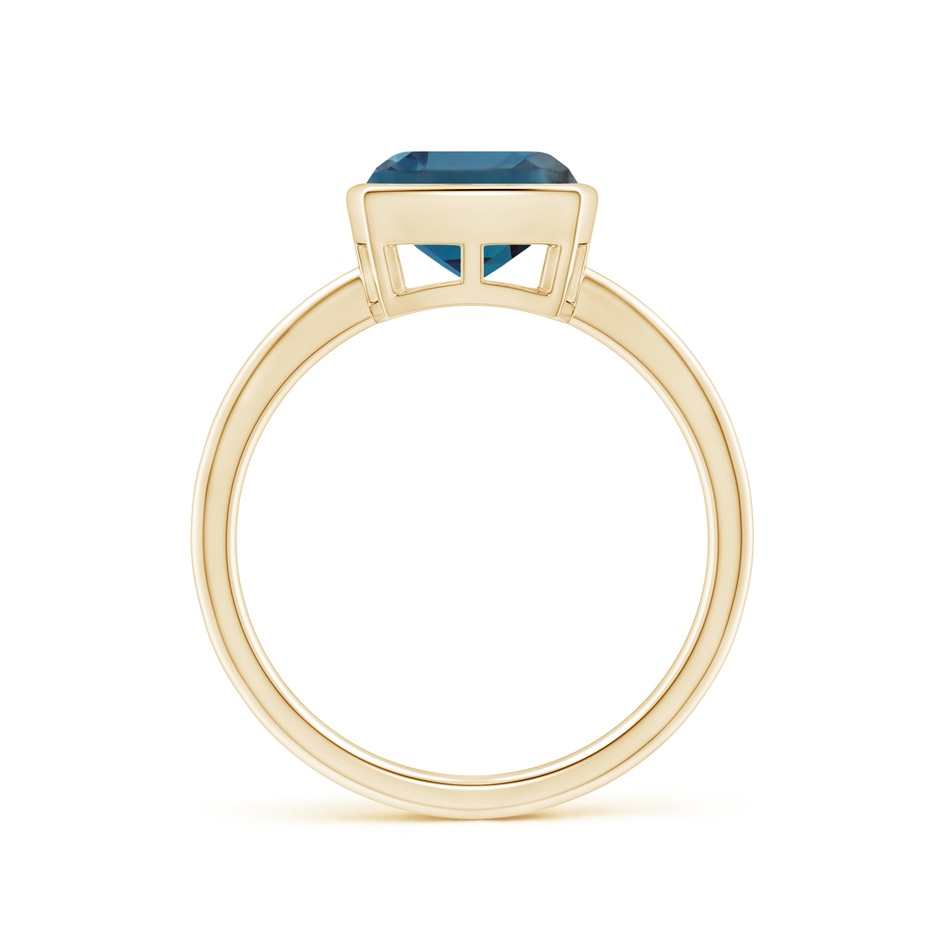 8mm Labgrown Bezel-Set Solitaire Lab-Grown Alexandrite Ring in Yellow Gold side 199