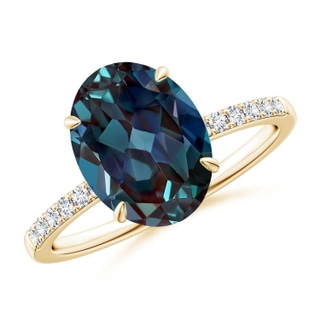 Oval Lab-Grown Lab Grown Alexandrite