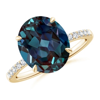 Oval Lab-Grown Lab Grown Alexandrite