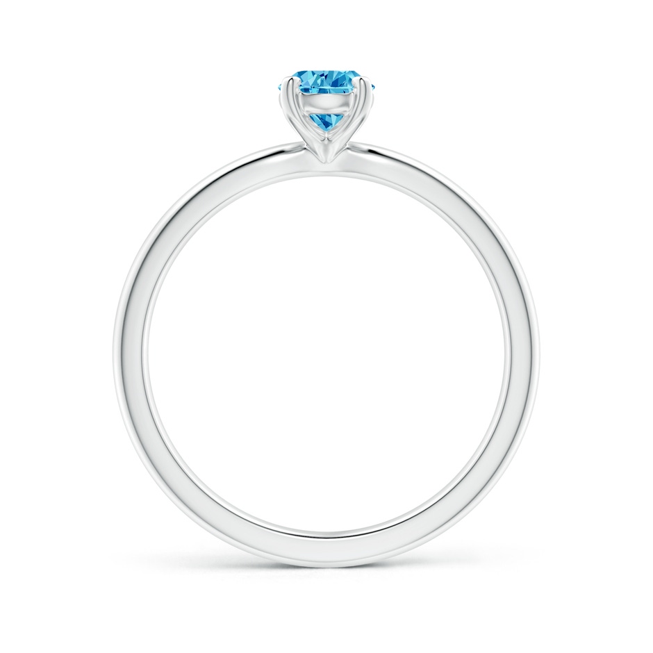 7x5mm Labgrown Solitaire Pear-Shaped Lab-Grown Fancy Intense Blue Diamond Engagement Ring in White Gold side 199