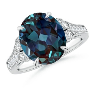 Oval Lab-Grown Lab Grown Alexandrite