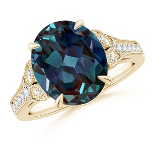 Oval Lab-Grown Lab Grown Alexandrite