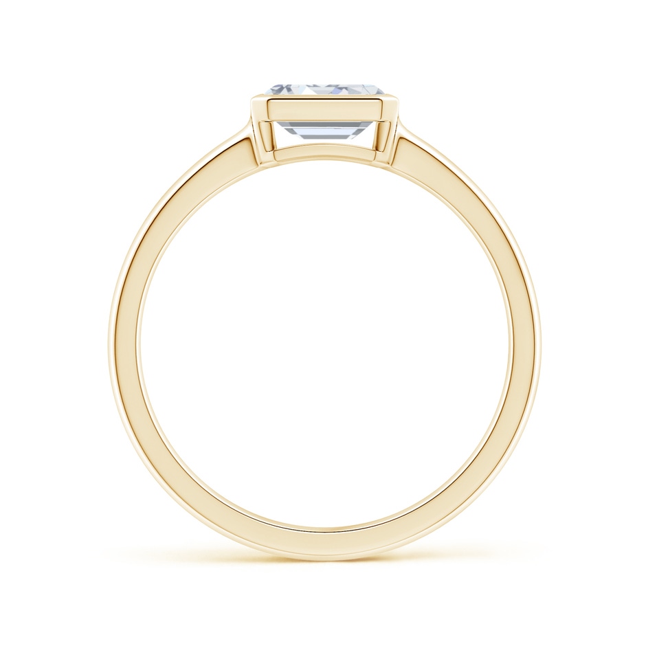 6x4mm FGVS Lab-Grown East-West Emerald-Cut Diamond Solitaire Ring in 18K Yellow Gold side 199