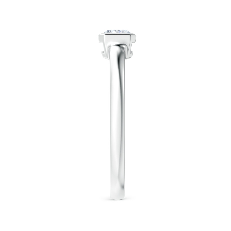 6x4mm FGVS Lab-Grown East-West Emerald-Cut Diamond Solitaire Ring in White Gold side 299