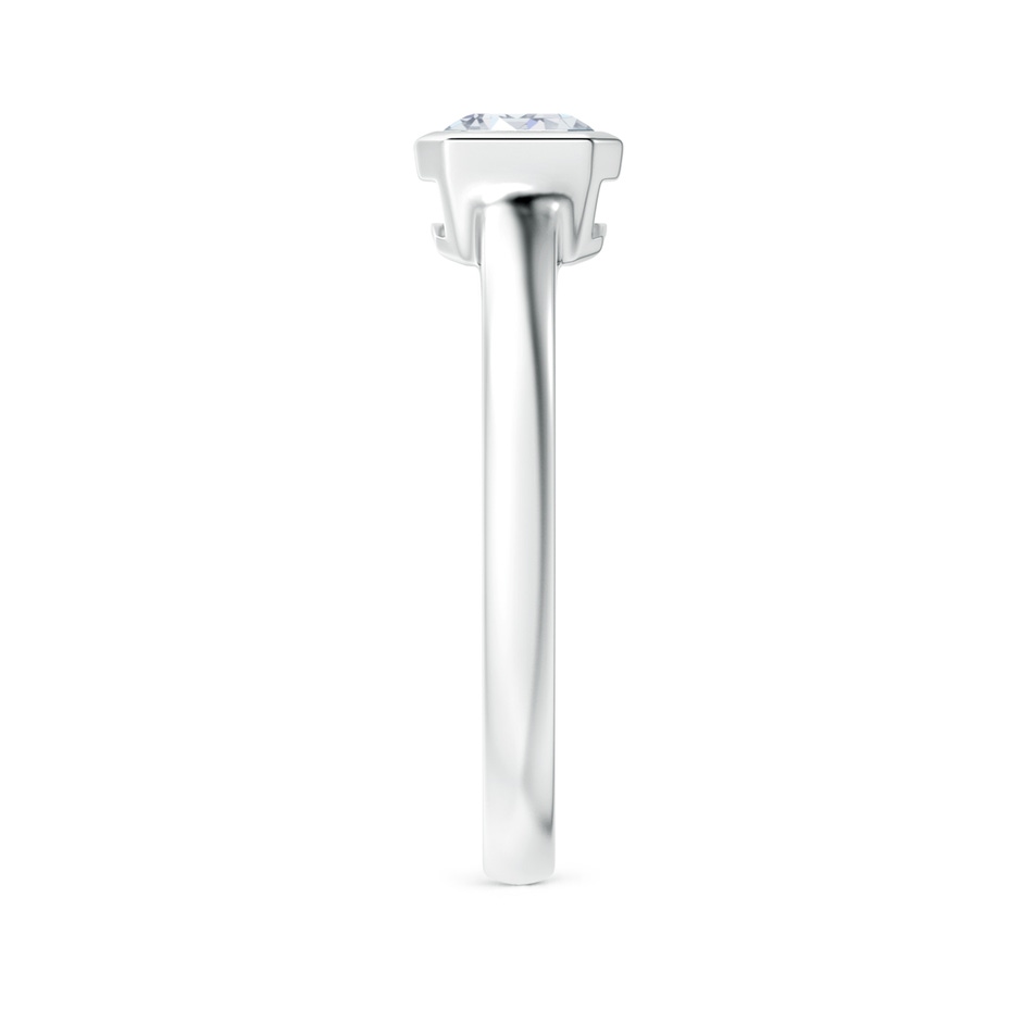 7x5mm FGVS Lab-Grown East-West Emerald-Cut Diamond Solitaire Ring in White Gold side 299