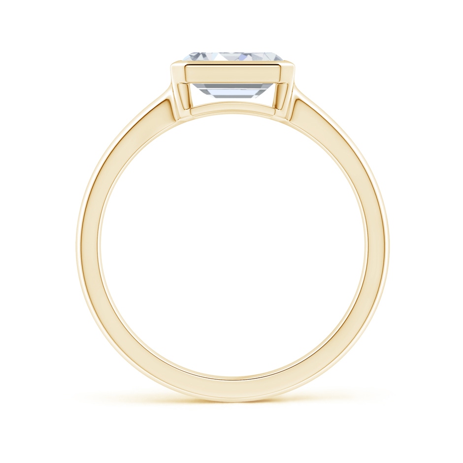 7x5mm FGVS Lab-Grown East-West Emerald-Cut Diamond Solitaire Ring in Yellow Gold side 199